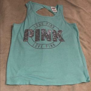 ✨2 for 20✨ Pink bling tank top